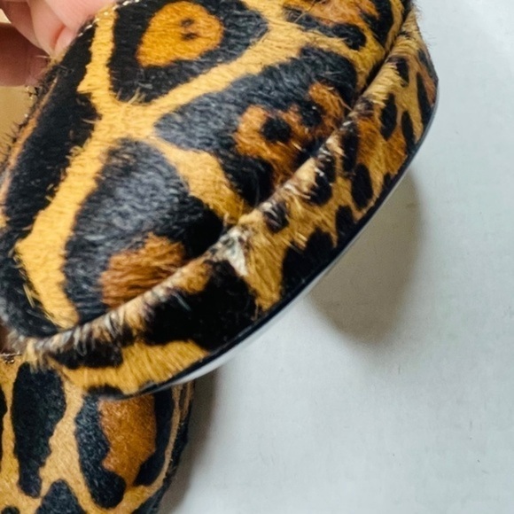 CALVIN Klein Monika Leopard Calf Hair Platforms - Picture 7 of 14